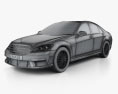 Mercedes-Benz S级 65 AMG 2014 3D模型 wire render