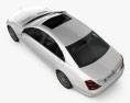 Mercedes-Benz S-Klasse 65 AMG 2014 3D-Modell Draufsicht