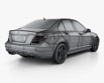 Mercedes-Benz C级 63 AMG 轿车 2014 3D模型