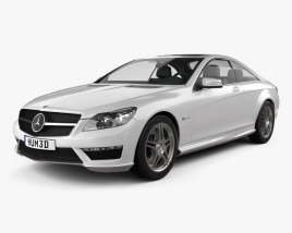 Mercedes-Benz CLクラス 65 AMG 2014 3Dモデル