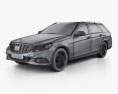 Mercedes-Benz E 클래스 estate (S212) 2016 3D 모델  wire render
