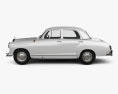 Mercedes-Benz Ponton 180 W120 1953 3D-Modell Seitenansicht