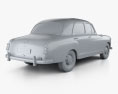 Mercedes-Benz Ponton 180 W120 1953 Modello 3D