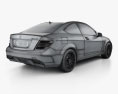Mercedes-Benz Classe C 63 AMG Coupe Black Series 2015 Modello 3D