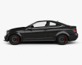 Mercedes-Benz C-class 63 AMG Coupe Black Series 2015 3d model side view