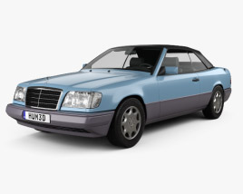 Mercedes-Benz Clase E descapotable 1993 Modelo 3D