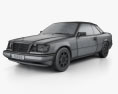 Mercedes-Benz Eクラス コンバーチブル 1996 3Dモデル wire render