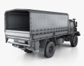 Mercedes-Benz Zetros Flatbed Truck 2 assi 2014 Modello 3D