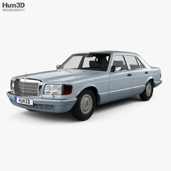 Mercedes-Benz S-класс (W126) 1993 3D модель