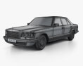 Mercedes-Benz Sクラス (W126) 1993 3Dモデル wire render