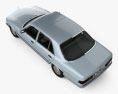 Mercedes-Benz S-Klasse (W126) 1993 3D-Modell Draufsicht