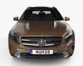 Mercedes-Benz Classe GLA 2016 Modelo 3d vista de frente