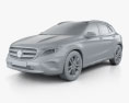 Mercedes-Benz GLA-Klasse 2016 3D-Modell clay render