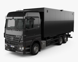 Mercedes-Benz Actros 箱式卡车 2009 3D模型