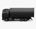 Mercedes-Benz Actros Box Truck 2009 3d model side view