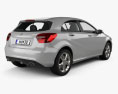 Mercedes-Benz A 클래스 (W176) Urban Package 2016 3D 모델  back view