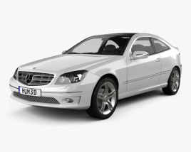 3D model of Mercedes-Benz CLC-class (CL203) 2011