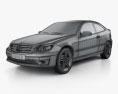 Mercedes-Benz CLC-Klasse (CL203) 2011 3D-Modell wire render