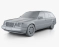 Mercedes-Benz E-Клас Wagon 1996 3D модель clay render
