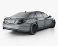 Mercedes-Benz S-класс (W222) Brabus 2017 3D модель