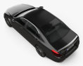 Mercedes-Benz S级 (W222) Brabus 2017 3D模型 顶视图