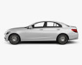 Mercedes-Benz C-Klasse (W205) sedan 2016 3D-Modell Seitenansicht