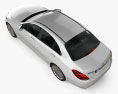 Mercedes-Benz C级 (W205) 轿车 2016 3D模型 顶视图