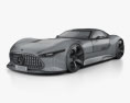 Mercedes-Benz AMG Vision Gran Turismo 2014 3D-Modell wire render