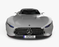 Mercedes-Benz AMG Vision Gran Turismo 2014 Modello 3D vista frontale