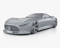 Mercedes-Benz AMG Vision Gran Turismo 2014 3D-Modell clay render