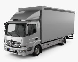 Mercedes-Benz Atego 箱型トラック 2016 3Dモデル