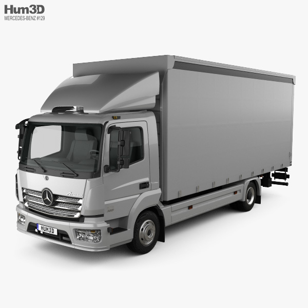 Mercedes-Benz Atego Box Truck 2016 3D model