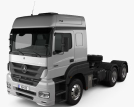 Mercedes-Benz Axor 트랙터 트럭 2016 3D 모델 