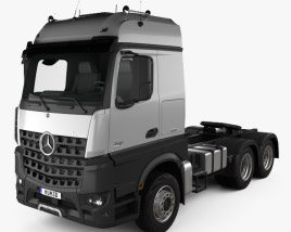 3D model of Mercedes-Benz Arocs 트랙터 트럭 2013