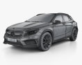 Mercedes-Benz GLA-class 45 AMG 2016 3d model wire render