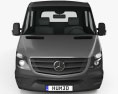 Mercedes-Benz Sprinter Drop Side Cabina Doble 2016 Modelo 3D vista frontal