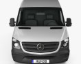 Mercedes-Benz Sprinter Fourgon ELWB HR 2016 Modèle 3d vue frontale