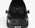 Mercedes-Benz Sprinter Kastenwagen SWB SHR 2016 3D-Modell Vorderansicht