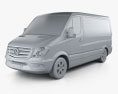Mercedes-Benz Sprinter パッセンジャーバン CWB SR 2013 3Dモデル clay render