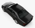 Mercedes-Benz E级 AMG widebody coupe 1993 3D模型 顶视图