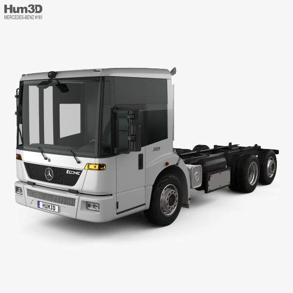Mercedes-Benz Econic Chassis Truck 2014 3D model