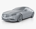 Mercedes-Benz S-Klasse 63 AMG (C217) coupé 2020 3D-Modell clay render