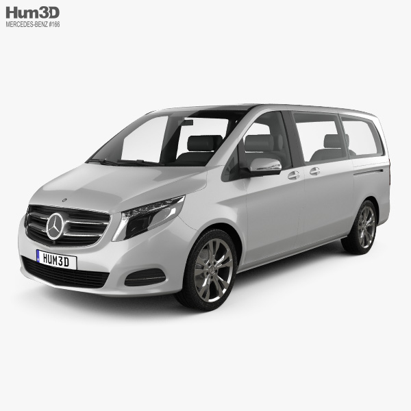 Mercedes-Benz V 클래스 2017 3D 모델 