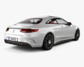 Mercedes-Benz S级 AMG Sports Package (C217) coupe 带内饰 2020 3D模型 后视图