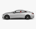 Mercedes-Benz Classe S AMG Sports Package (C217) coupé con interni 2020 Modello 3D vista laterale