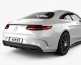Mercedes-Benz S-клас AMG Sports Package (C217) купе з детальним інтер'єром 2020 3D модель