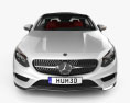 Mercedes-Benz S-Klasse AMG Sports Package (C217) coupé mit Innenraum 2020 3D-Modell Vorderansicht