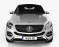 Mercedes-Benz GLE 클래스 쿠페 2017 3D 모델  front view