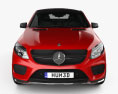 Mercedes-Benz GLE-class AMG Line coupe 2017 3d model front view