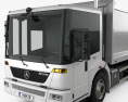 Mercedes-Benz Econic ごみ収集車 Rolloffcon 3axle 2012 3Dモデル